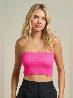 🆕🤍HOT PINK TUBE TOP